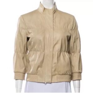 BRUNELLO CUCINELLI Leather Jacket NWT